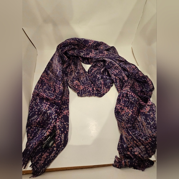 Banana Republic Accessories - 100% silk scarf! Purple, pink and light blue! Banana republic!
